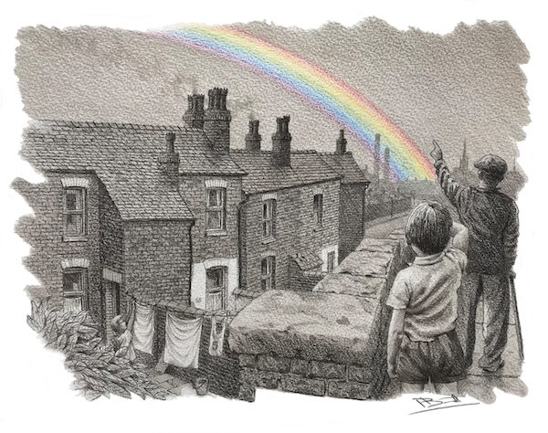 Rainbow Valley Side 2, Limited Edition Print