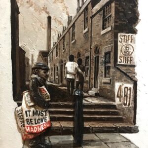 It Must Be Love, Original Oil Painting and Three-Dimensional Clay