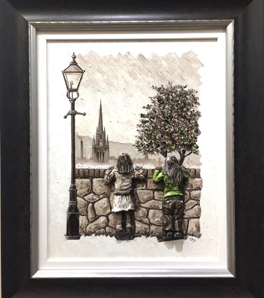 The Great Beyond, Original Oil Painting and Three-Dimensional Clay - Image 2