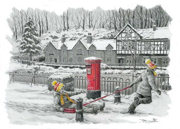 White Winter Hymnal, Limited Edition Print